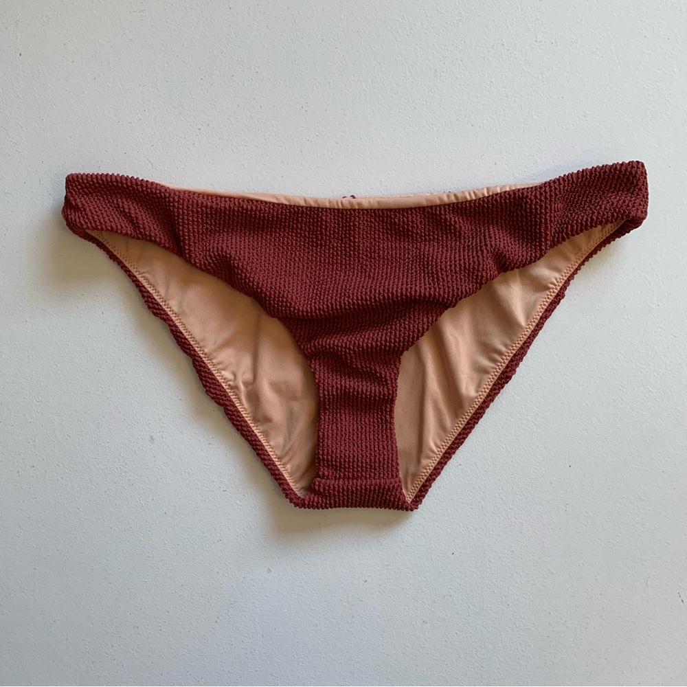 J Crew Size XL Textured Scrunchie Hipster Bikini Bottom Swimwear NWT
